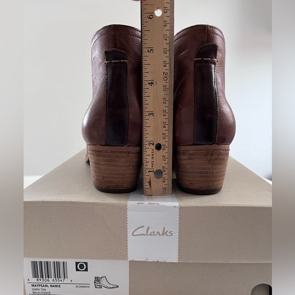Clarks Maypearl Ramie ankle boot-size 7.5 - Picture 7 of 9